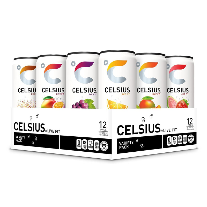 CELSIUS Assorted Flavors Official Variety Pack, Functional Essential Energy Drinks, 12 Fl Oz (Pack of 12) - Premium Grocery & Gourmet Food from Visit the CELSIUS Store - Just $35.99! Shop now at Handbags Specialist Headquarter