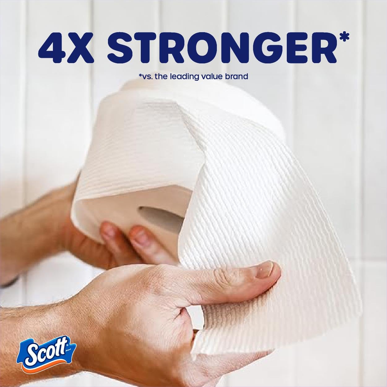 Scott SoftEase: 12 Double Rolls, Septic-Safe Tissue