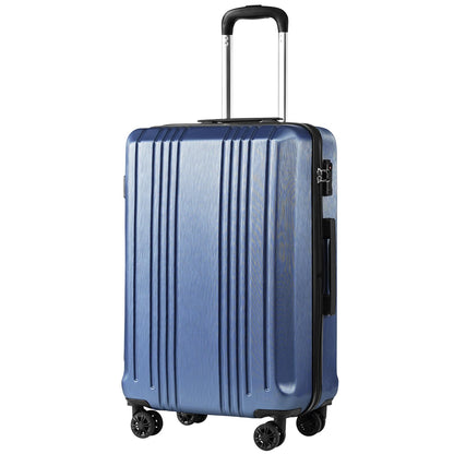 Coolife Expandable Spinner Luggage Set - 3 Piece