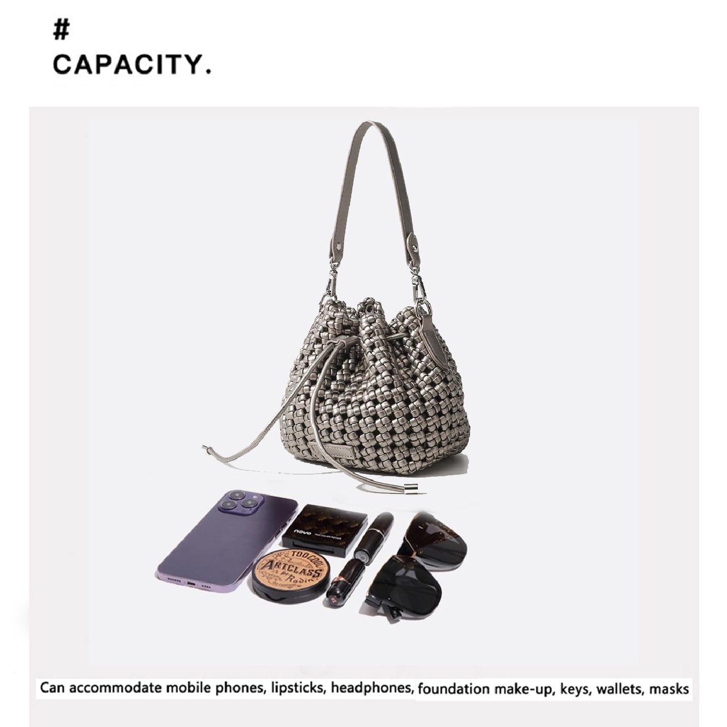 Hollow Bucket Tote Bag