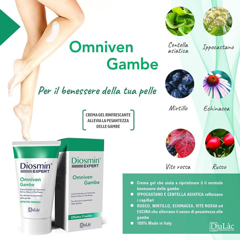 Varicose Veins Treatment for Legs, Cream for Circulation, Cooling Effect Diosmin and Horse Chestnut Cream for Leg Swelling Relief - Relaxing Leg Cream - Premium Health Care from Visit the DULÀC FARMACEUTICI 1982 Store - Just $36.99! Shop now at Handbags Specialist Headquarter