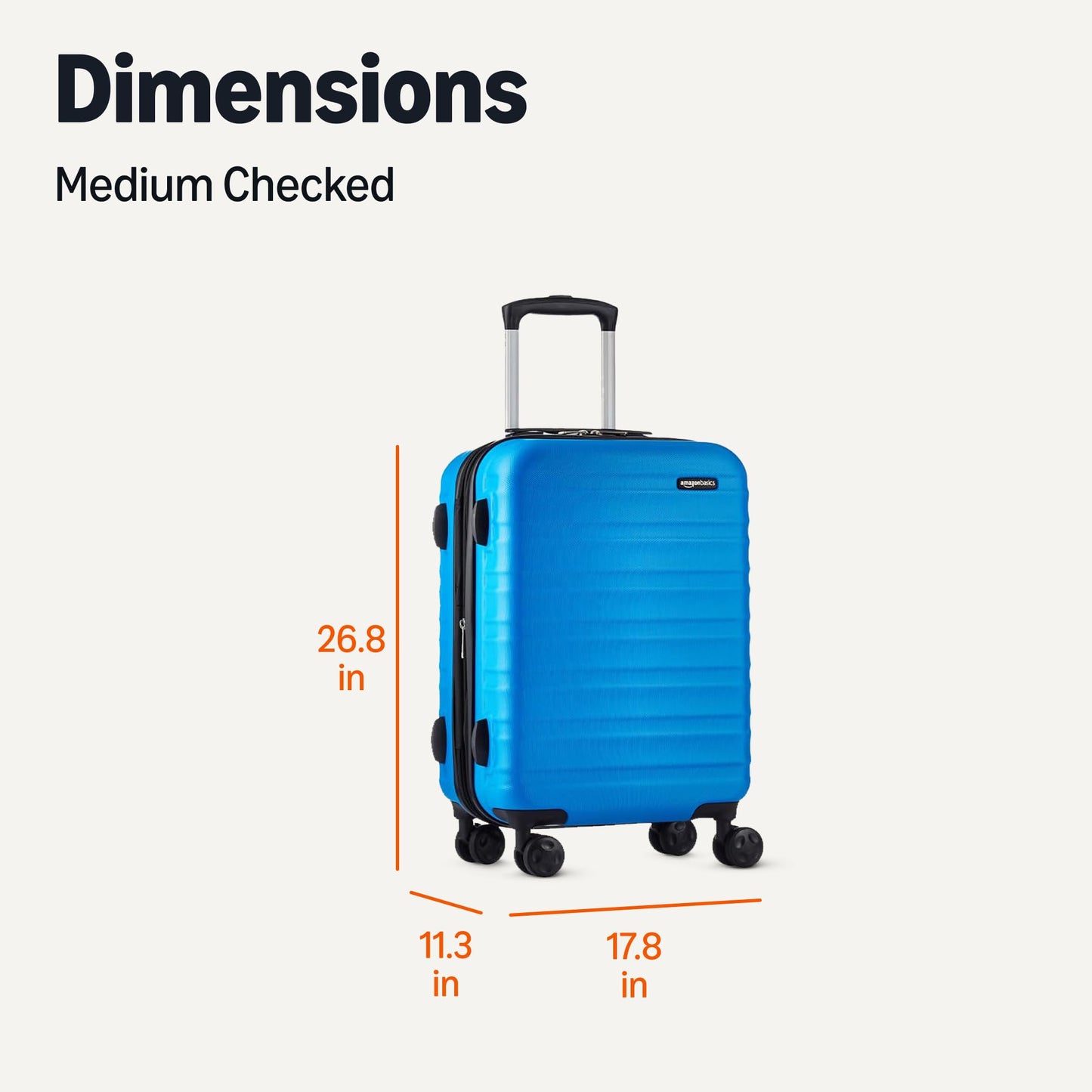 Rose Gold Hardside Carry-On
