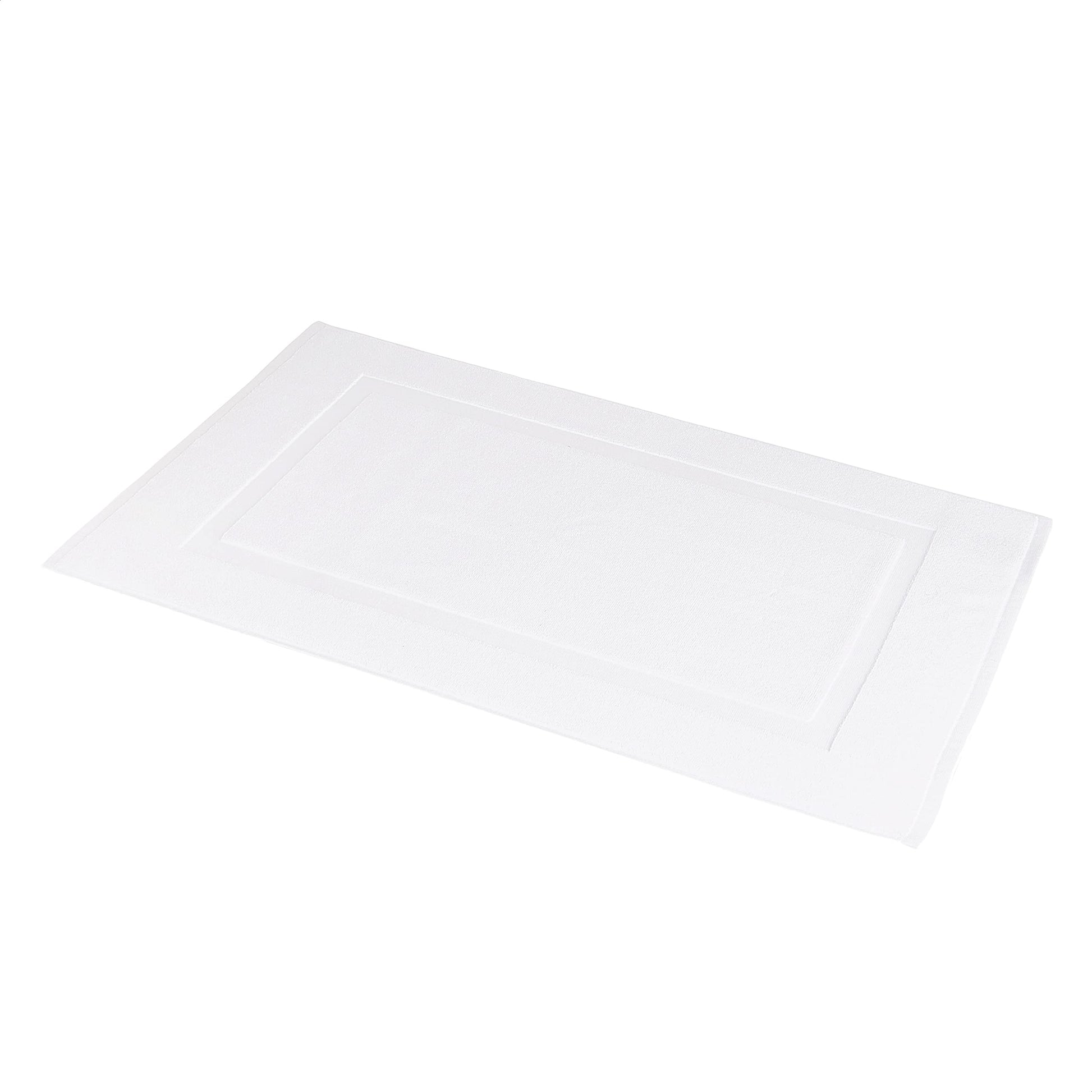 Soft Silver Banded Bath Rug Mat - Handbags Specialist Headquarter