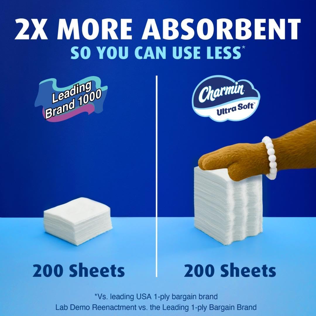 Charmin Cloud Soft: 6 Mega = 24 Regular Rolls