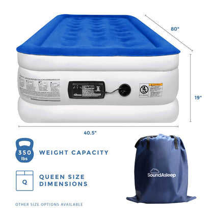 DreamNest Luxe Air Mattress with ComfortCoil Tech