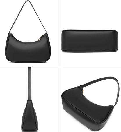 Afashor Retro Vegan Leather Sling Tote Bag