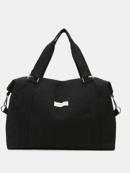 Texture Oxford Cloth Travel Bag - Premium Luggage Travel Bags from Trendsi - Just $36.99! Shop now at Handbags Specialist Headquarter