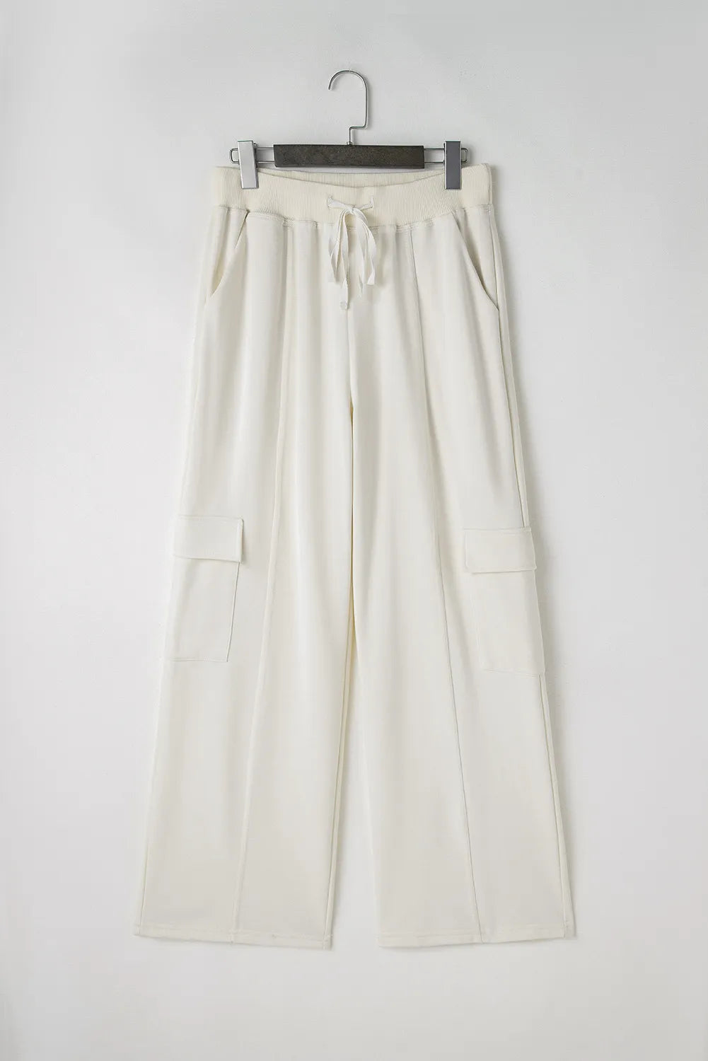 Drawstring High Waist Pants with Pockets - Premium Bottoms from Trendsi - Just $40.36! Shop now at Handbags Specialist Headquarter