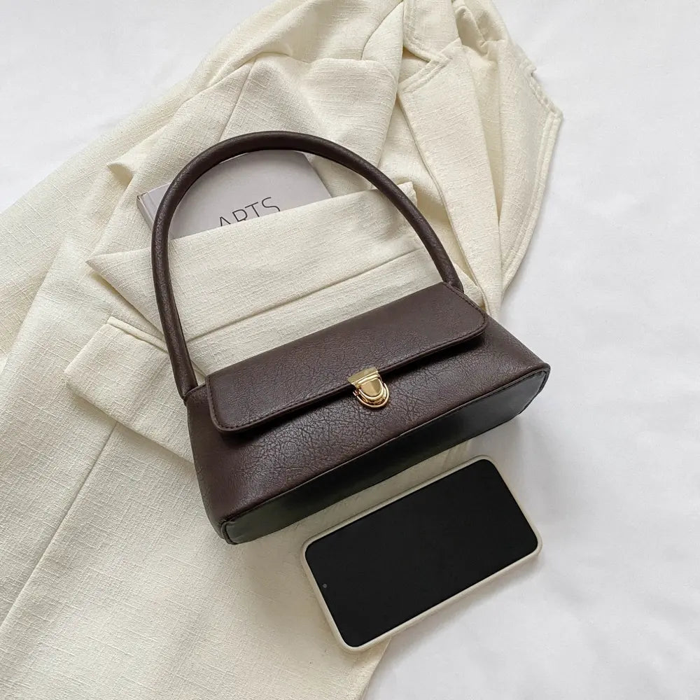 PU Leather Shoulder Bag - Premium Handbags from Trendsi - Just $19.99! Shop now at Handbags Specialist Headquarter