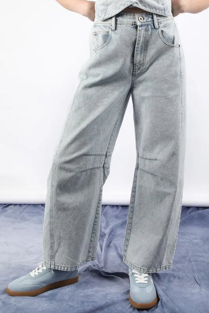 VERY J Wide Leg Comfy Jeans - Premium Women / Jeans & Denim from Trendsi - Just $46.64! Shop now at Handbags Specialist Headquarter