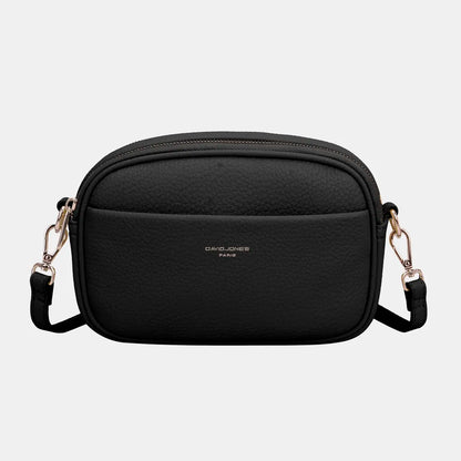 David Jones PU Leather Small Crossbody Bag - Premium Crossbody Bag from Trendsi - Just $44.99! Shop now at Handbags Specialist Headquarter