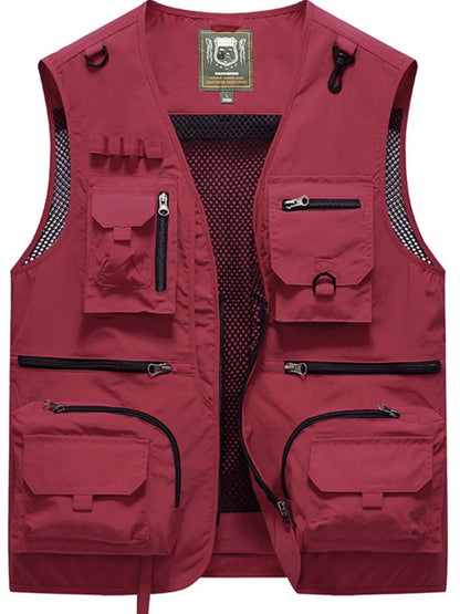 Men's Full Size Zip Up Vest with Pockets Plus Size - Premium  from Trendsi - Just $45.86! Shop now at Handbags Specialist Headquarter