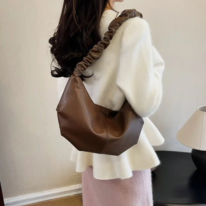 PU Leather Shoulder Bag - Premium handbags from Trendsi - Just $23.99! Shop now at Handbags Specialist Headquarter