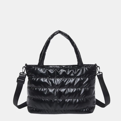 PU Leather Detachable Strap Crossbody Bag - Premium Crossbody Bag from Trendsi - Just $19.99! Shop now at Handbags Specialist Headquarter