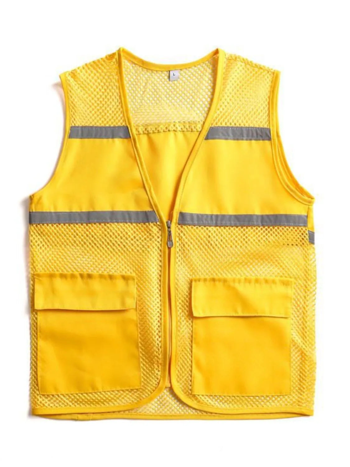 Men's Plus Size Mesh Zip Up Vest - Premium  from Trendsi - Just $36.66! Shop now at Handbags Specialist Headquarter