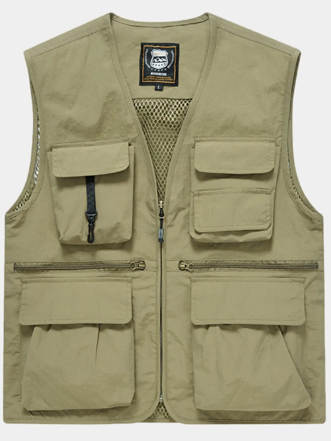 Men's Plus Size Zip Up Vest - Premium  from Trendsi - Just $46.12! Shop now at Handbags Specialist Headquarter