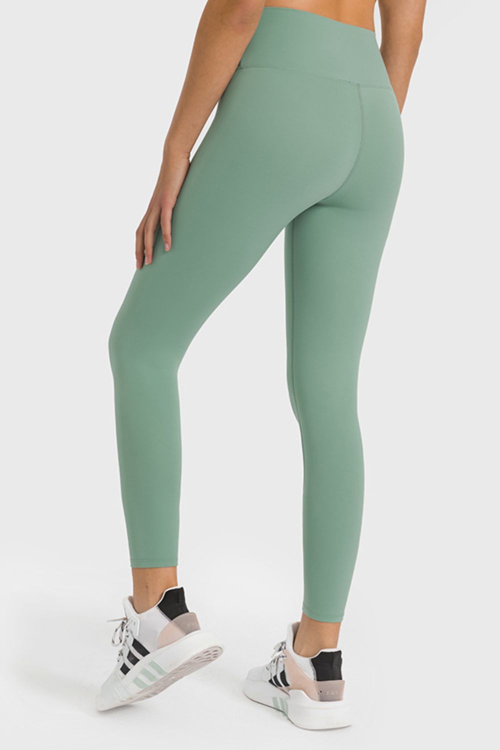 Millennia High Waist Ankle-Length Yoga Leggings - Premium Leggings from Trendsi - Just $62.76! Shop now at Handbags Specialist Headquarter