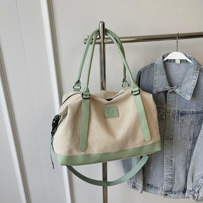 Contrast Travel Bag - Premium Luggage Travel Bags from Trendsi - Just $36.99! Shop now at Handbags Specialist Headquarter