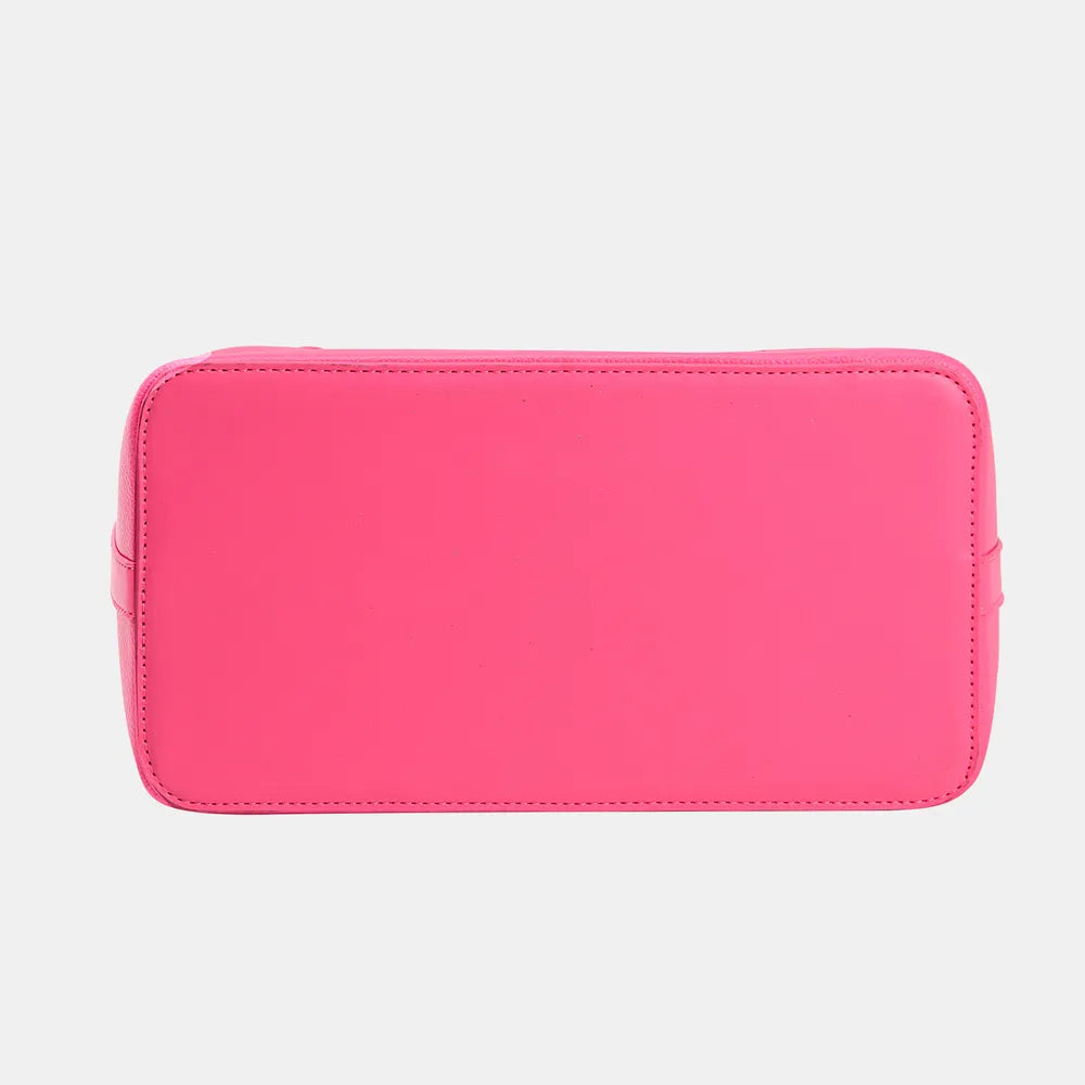 David Jones PU Leather Handbag - Premium Handbags from Trendsi - Just $44.99! Shop now at Handbags Specialist Headquarter