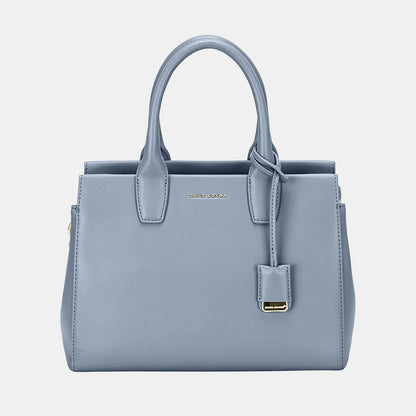 David Jones PU Leather Handbag - Premium Handbags from Trendsi - Just $47.99! Shop now at Handbags Specialist Headquarter