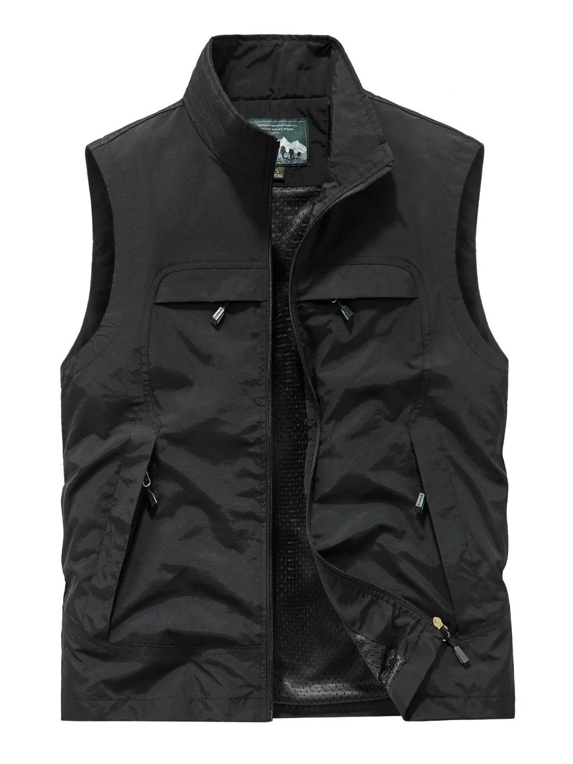 Men's Plus Size Zip Up Vest - Premium  from Trendsi - Just $41.78! Shop now at Handbags Specialist Headquarter