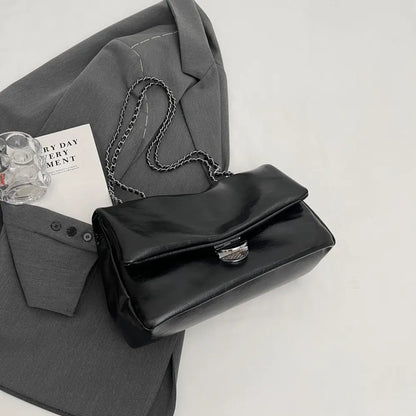 Textured PU Leather Shoulder Bag - Premium Handbags from Trendsi - Just $37.99! Shop now at Handbags Specialist Headquarter