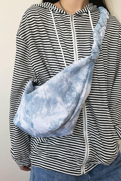 Tie-Dye Canvas Sling Bag.