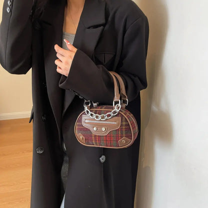Plaid Print Crossbody Bag - Premium Handbags from Trendsi - Just $27.99! Shop now at Handbags Specialist Headquarter