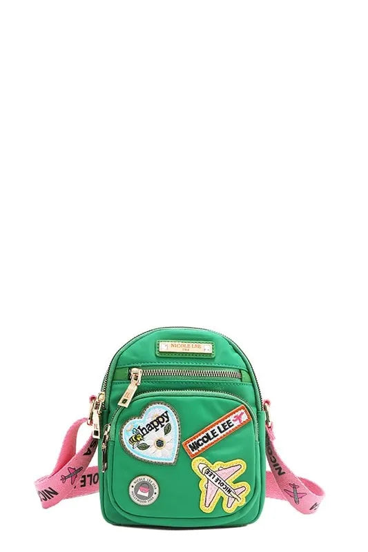 Nicole Lee USA Color Patch Crossbody Bag - Premium Crossbody Bag from Trendsi - Just $62.99! Shop now at Handbags Specialist Headquarter
