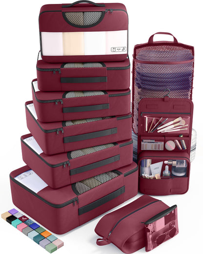Veken Travel Cubes - 8 Piece Set