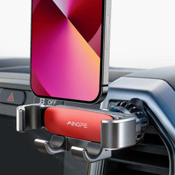 AINOPE Phone Holders for Your Car Vent 2023 Upgrade Gravity Car Phone Holder Mount for iPhone with Newest Air Vent Clip Auto Lock Cell Phone Car Mount fits for iPhone 15 Pro Max 14 13 12 & All Phones - Premium Cell Phone Accessories from Visit the AINOPE Store - Just $20.98! Shop now at Handbags Specialist Headquarter