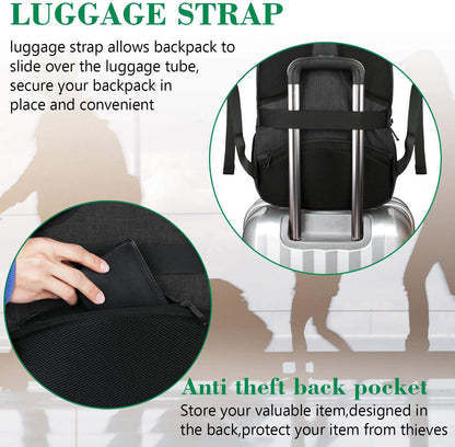 MATEIN SleekGuard Laptop Backpack with USB Port