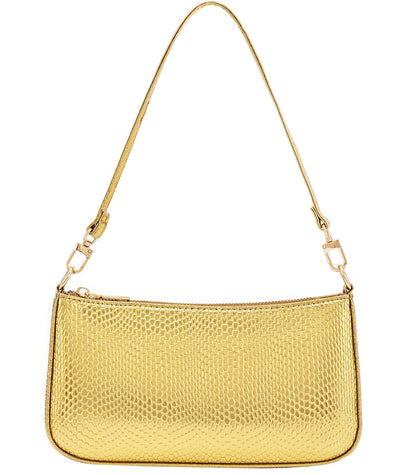 Retro Vegan Leather Shoulder Bag