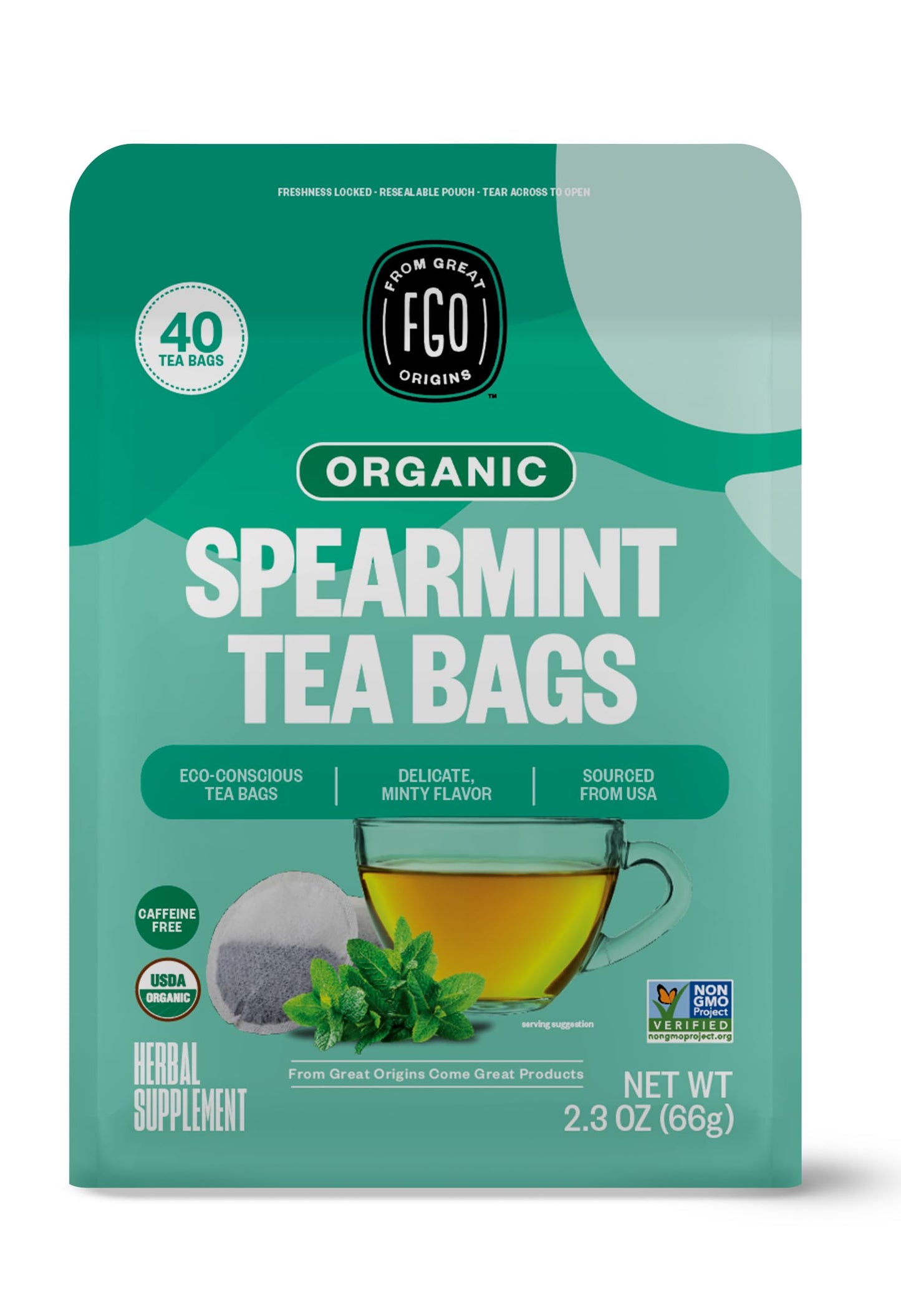 ElderZen Organic Tea - Caffeine-Free Eco Bags
