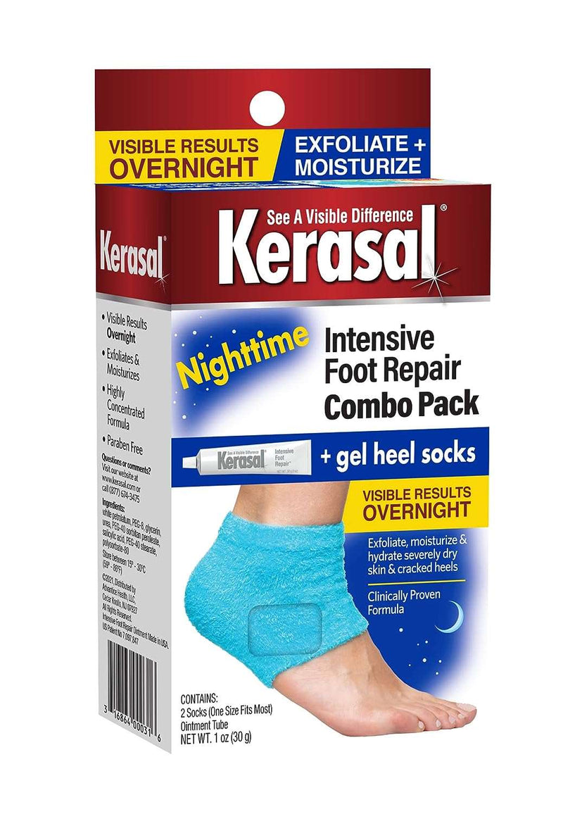 Kerasal Intensive Foot Repair, Skin Healing Ointment for Cracked Heels and Dry Feet, 1 Oz - Premium Health Care from Visit the Kerasal Store - Just $14.99! Shop now at Handbags Specialist Headquarter