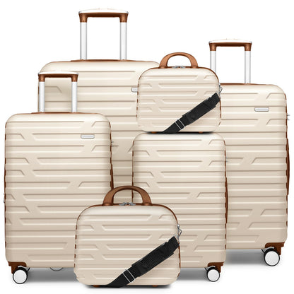 LAVENDER 6pc Hardside Spinner Luggage