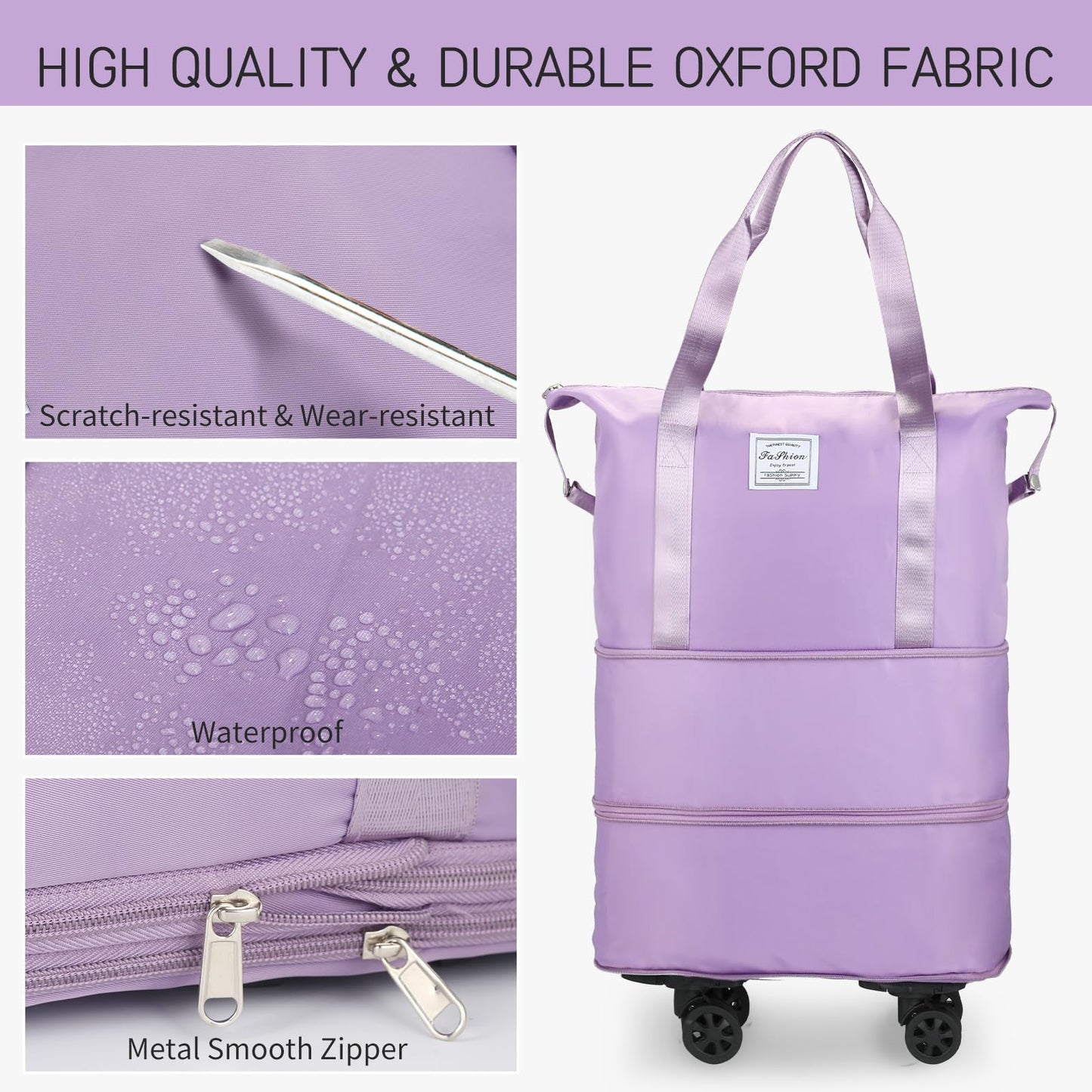 VoyagePro Expandable Wheeled Duffle Bag