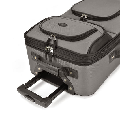 U.S. Traveler Rio Expandable Orange Carry-on