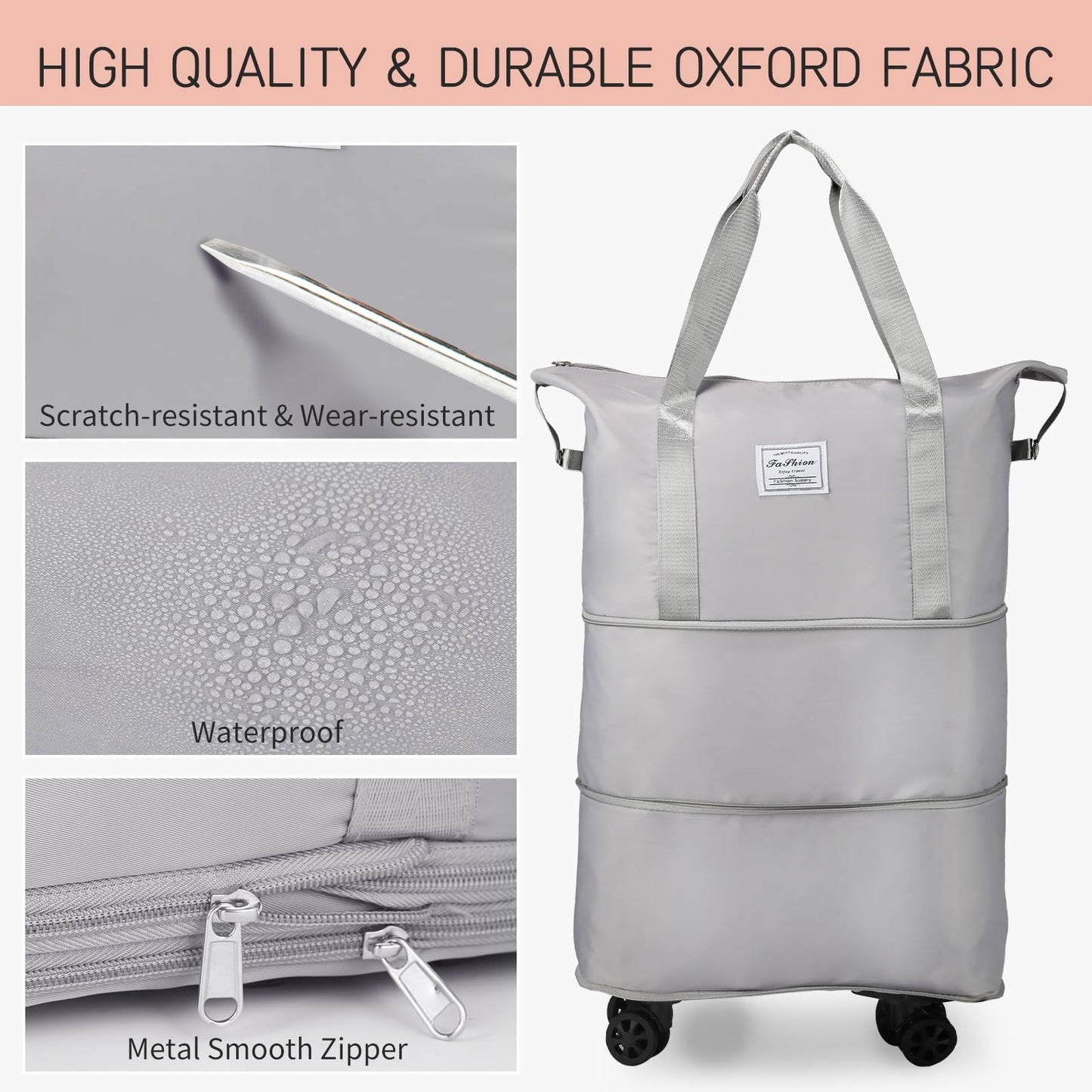 VoyagePro Expandable Wheeled Duffle Bag