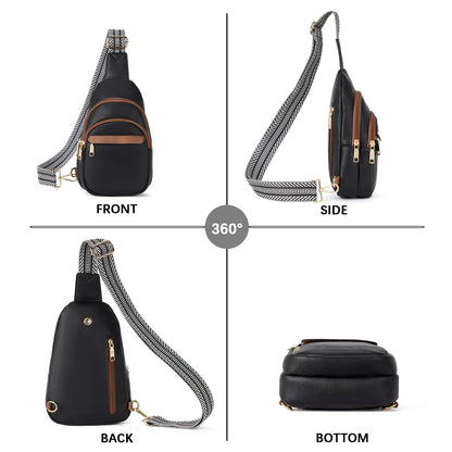 BOSTANTEN Chic Leather Crossbody Sling Bag