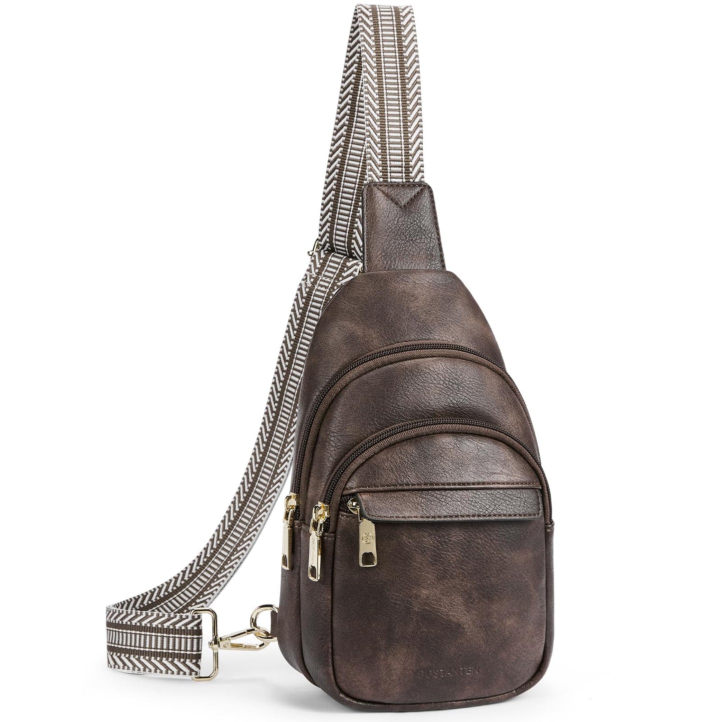 BOSTANTEN Chic Leather Crossbody Sling Bag