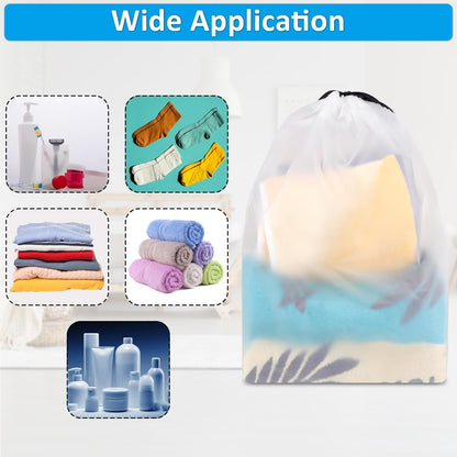 Travel Clear Shoe Bags - 5 Pack Waterproof Storage
