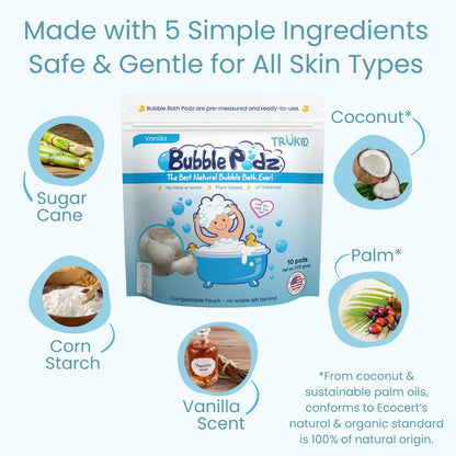 TruKid Bubble Podz: Gentle Lavender Bath Bombs