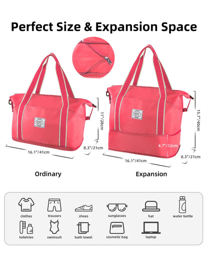 WALNEW Foldable Waterproof Travel Duffel Bag