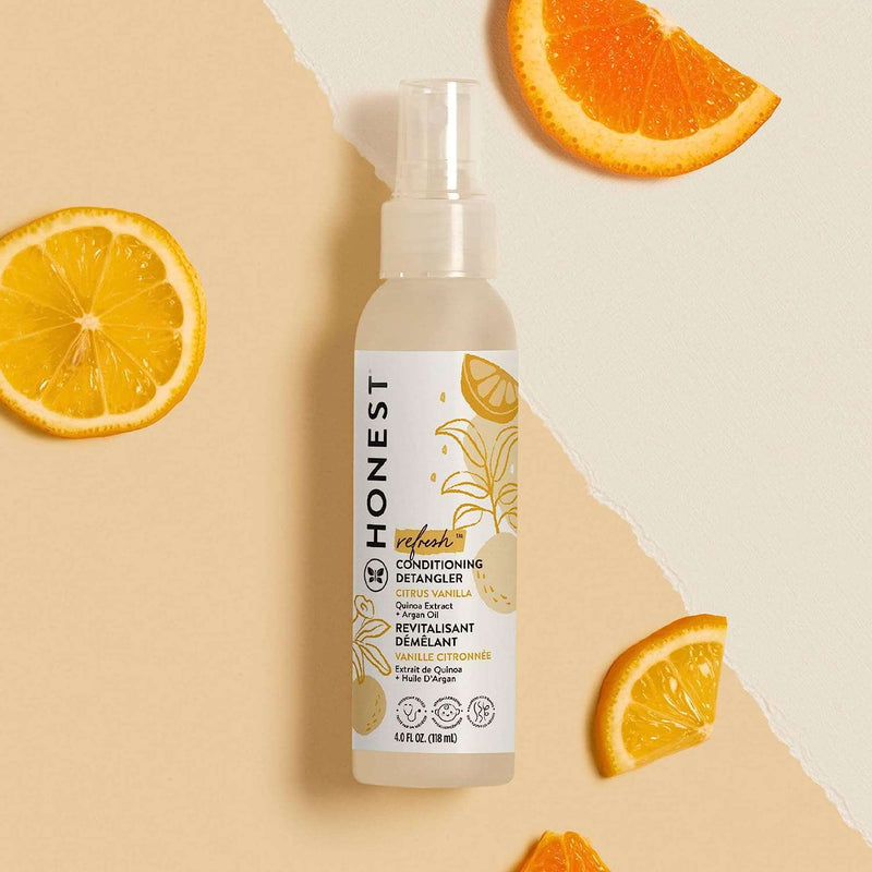 The Honest Company Conditioning Hair Detangler | Leave-in Conditioner + Fortifying Spray | Tear-free, Cruelty-Free, Hypoallergenic | Citrus Vanilla Refresh, 4 fl oz - Premium Shampoo & Conditioner from Visit the The Honest Company Store - Just $11.99! Shop now at Handbags Specialist Headquarter