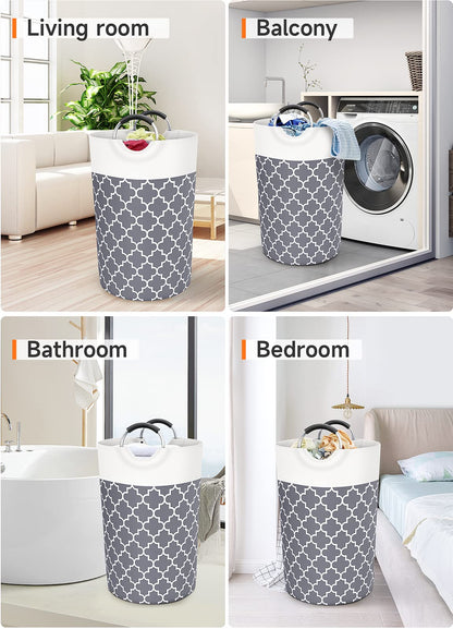 Collapsible Hamper Bag - Grey