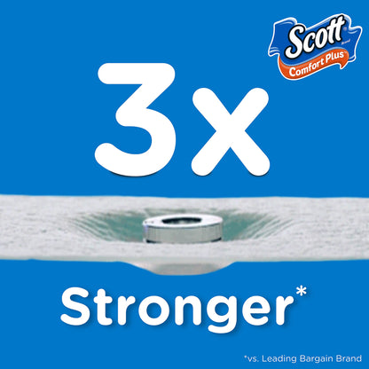 Scott Comfort+ 12 Double Rolls, 231 Sheets, Septic-Safe