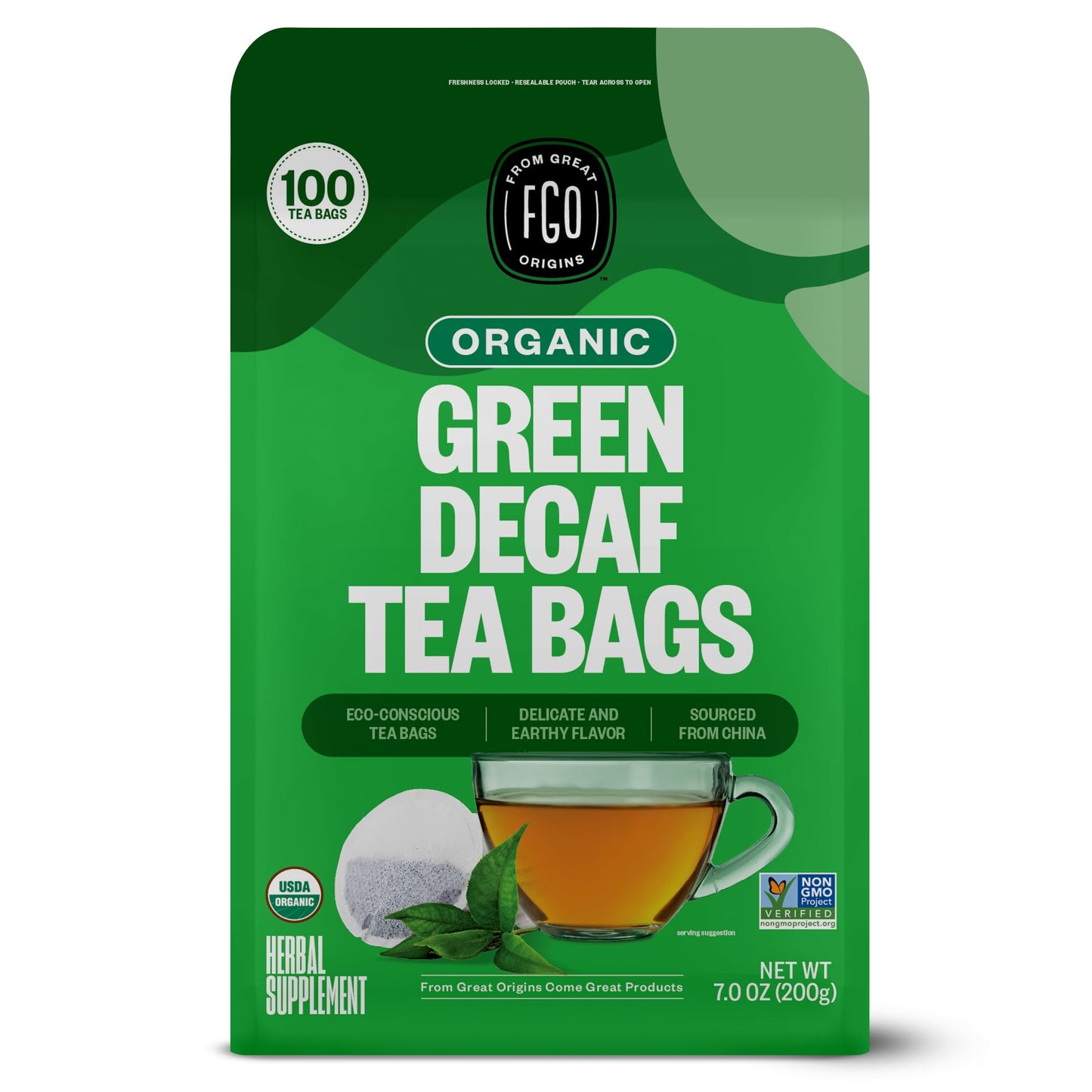 ElderZen Organic Tea - Caffeine-Free Eco Bags