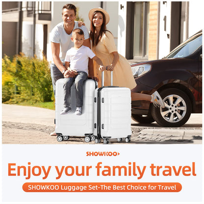Expandable ShowKoo Suitcase - Durable & TSA Lock