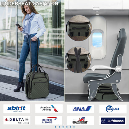 EMPSIGN 16 Wheeled Underseat Travel Bag